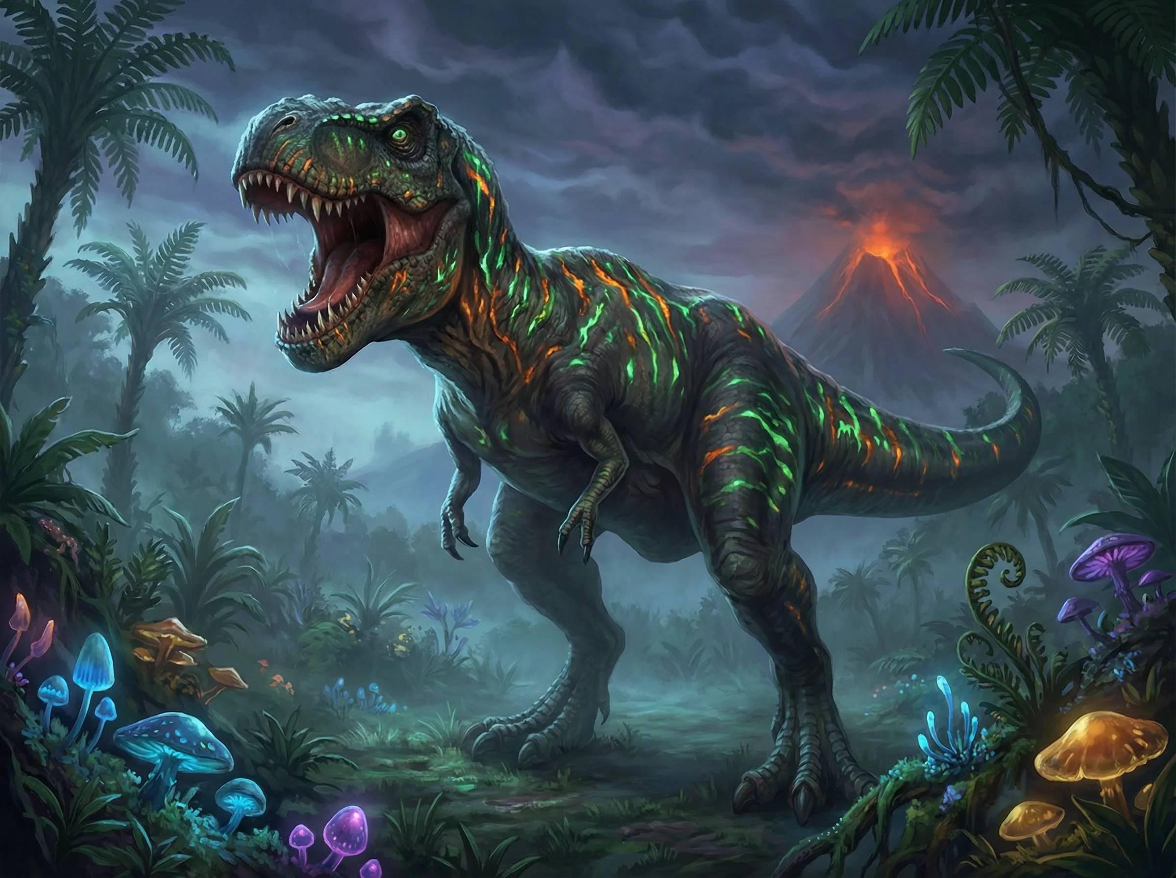 霸王龙图鉴，代表力量型 凤凰棋牌 棋牌策略的远古巨兽